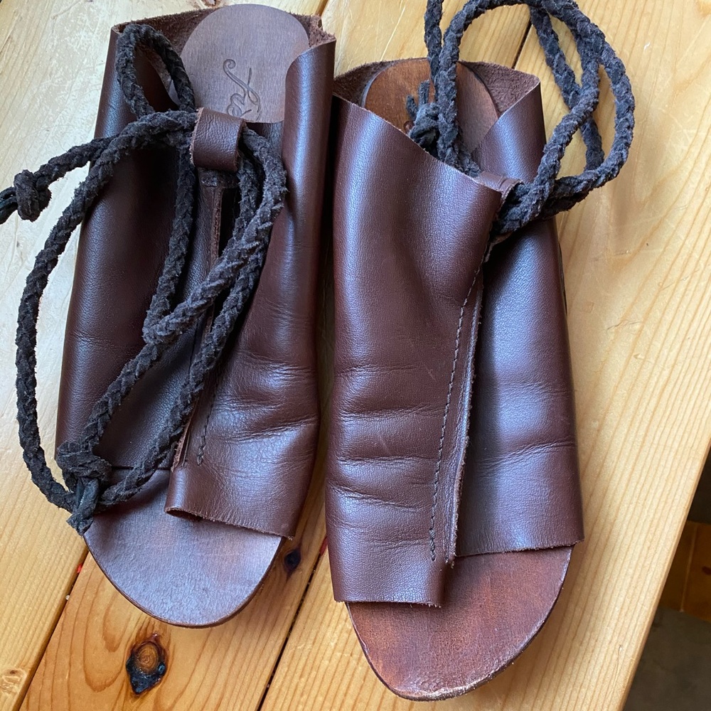Free People Leather Sandals
